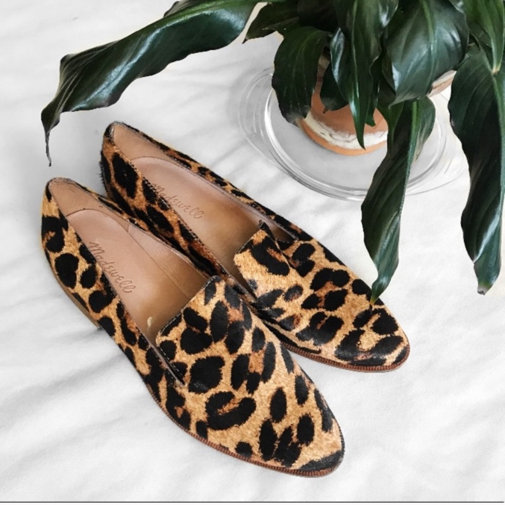 Madewell Frances Leopard Cheetah Loafers